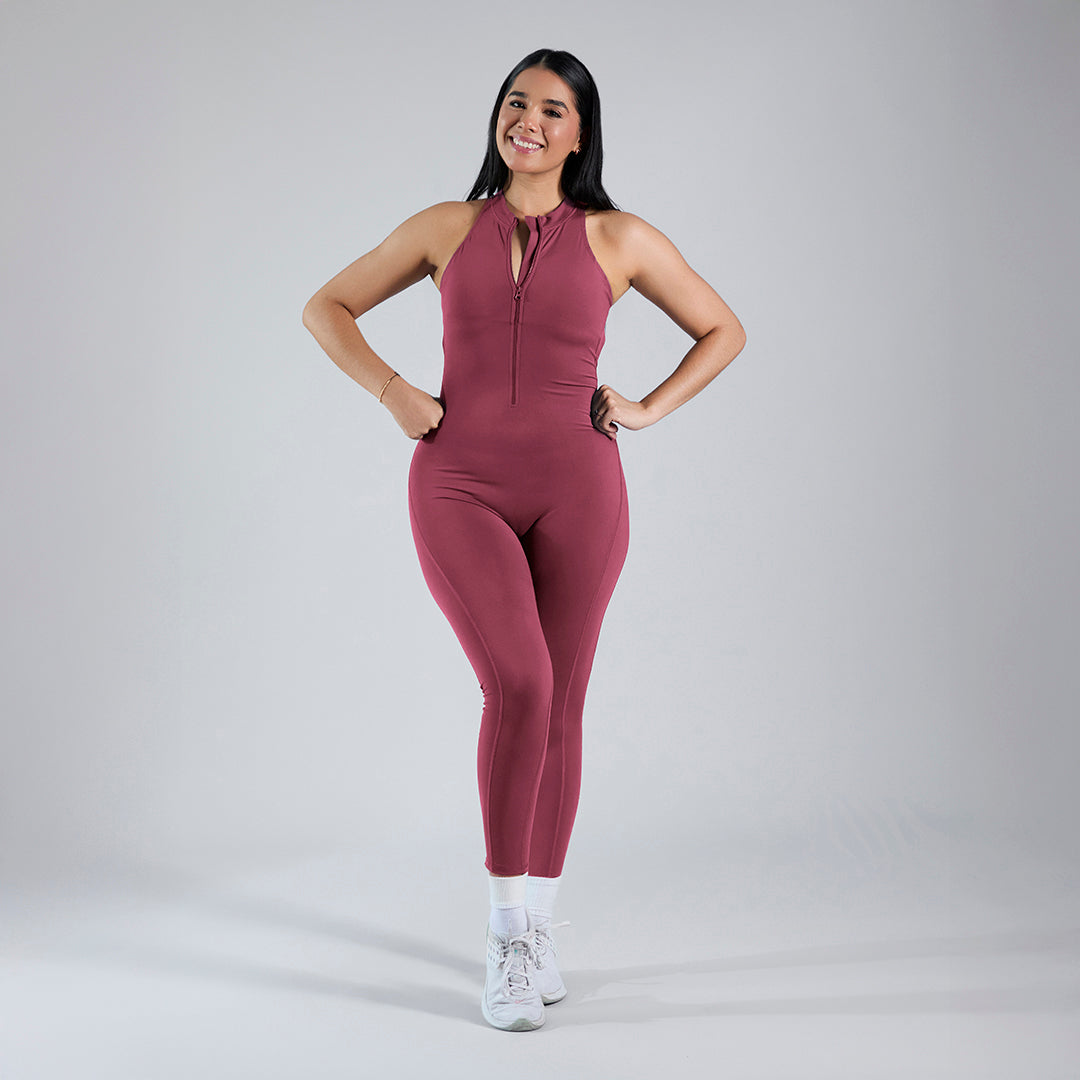 Aura Zip · Burgundy
