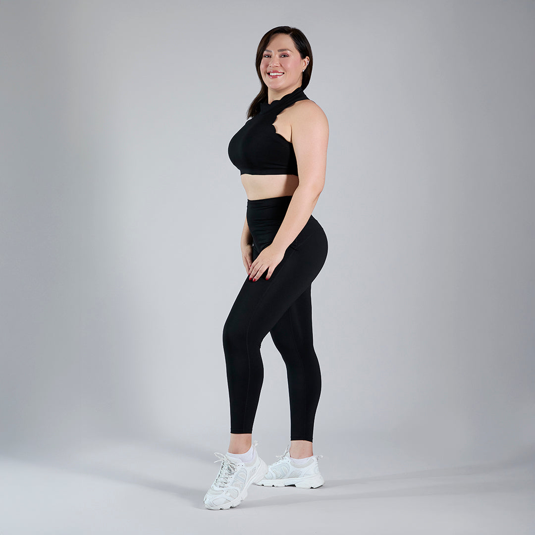 Wave Crop Set · Black