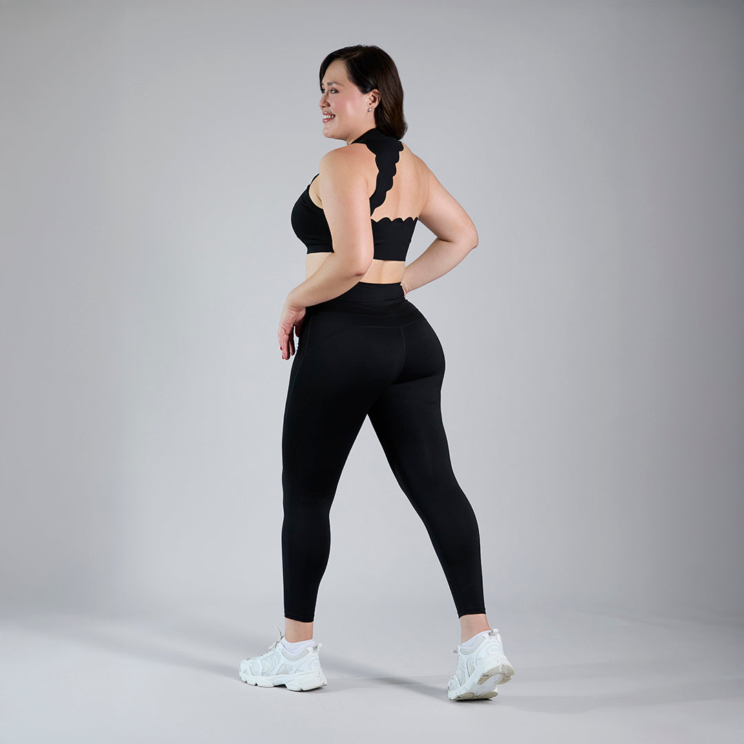 Wave Crop Set · Black