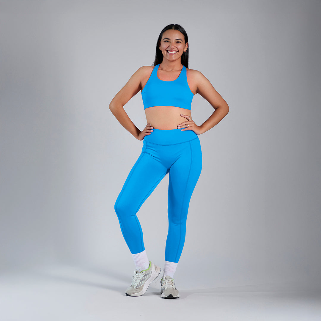 Aura Cross Bra · Sky