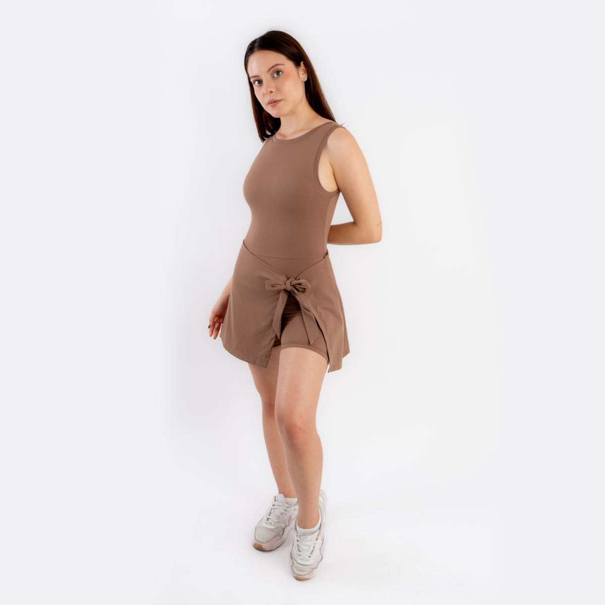 Aura Dress · Mocha