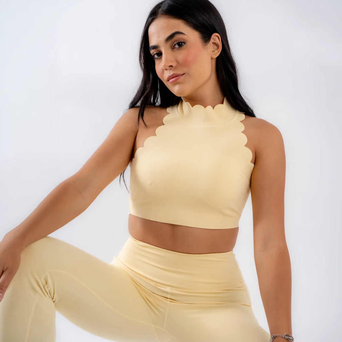 Wave Crop Top · Butter
