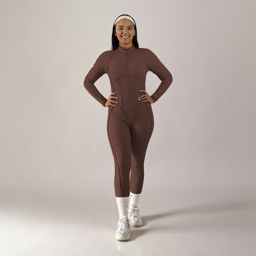 Luna Jumpsuit · Mocha