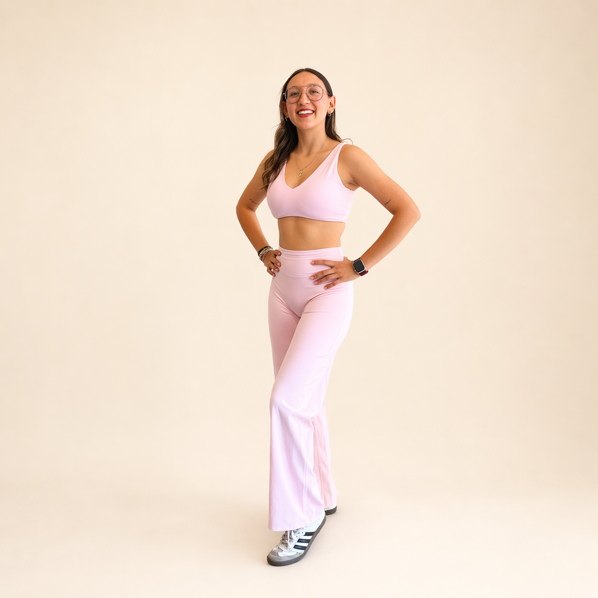 Vela Wide-Leg · Pink