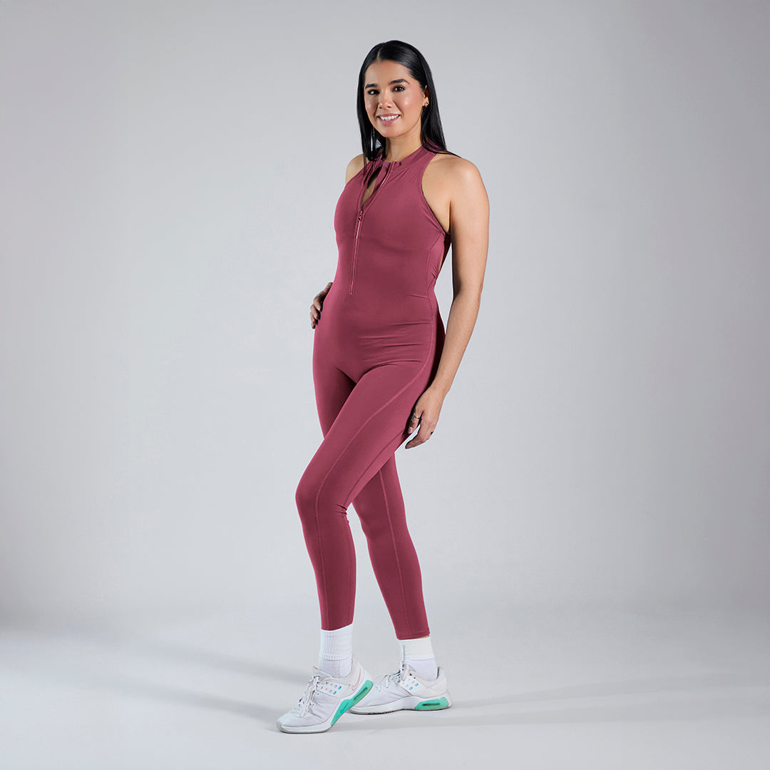 Aura Zip · Burgundy