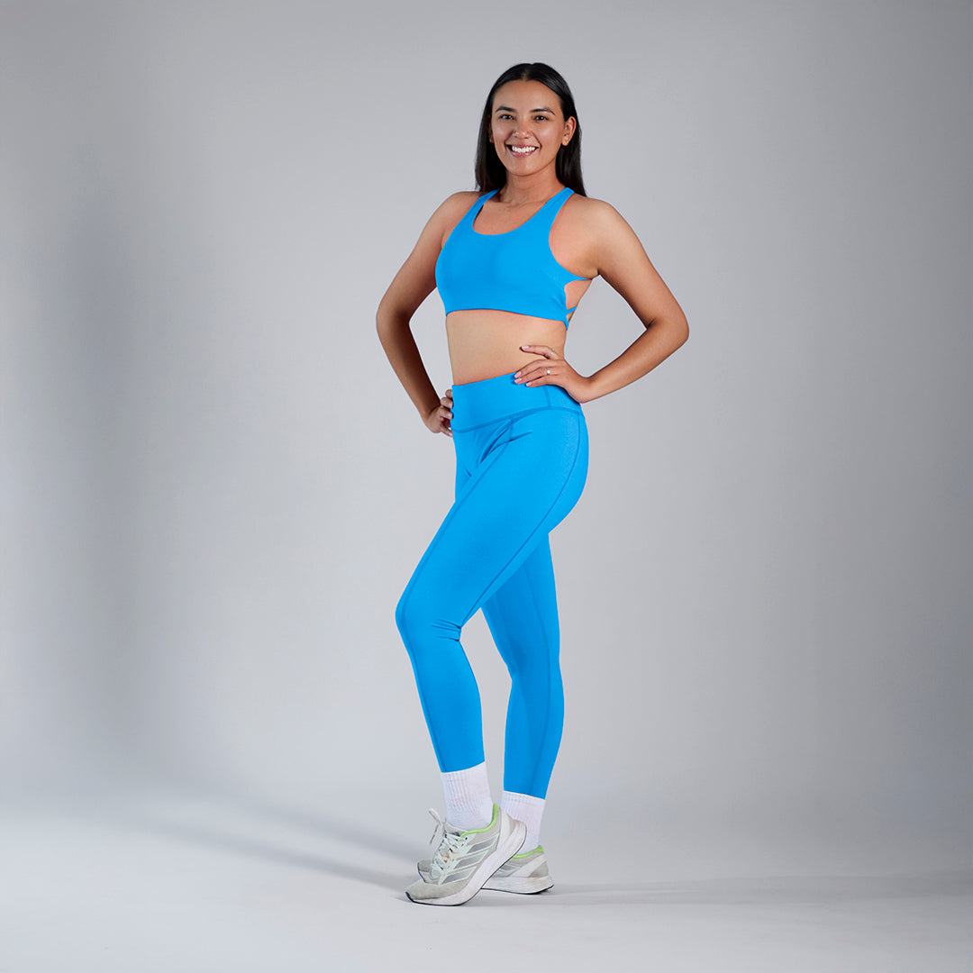 Aura Cross Bra · Sky