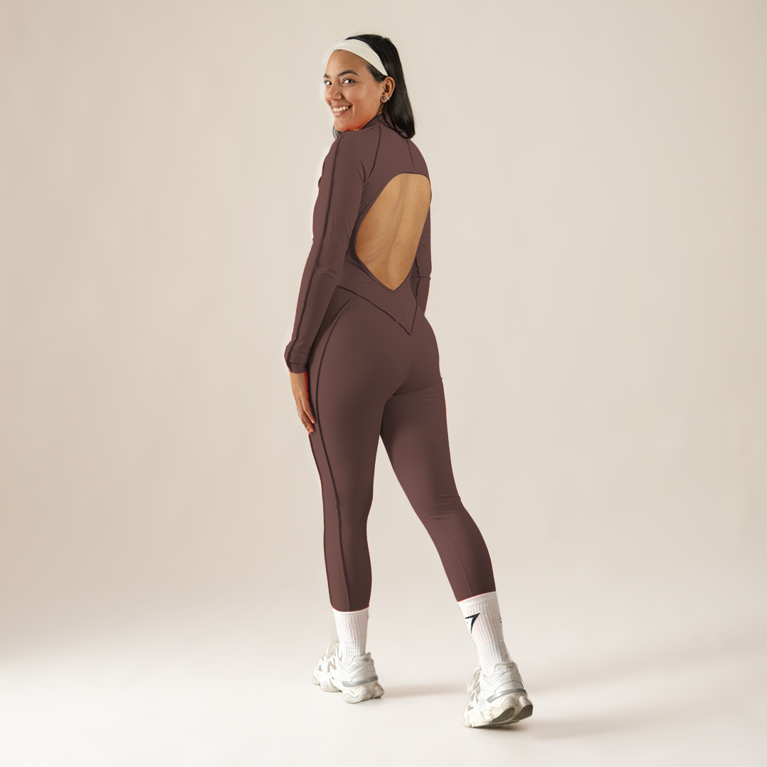 Luna Jumpsuit · Mocha