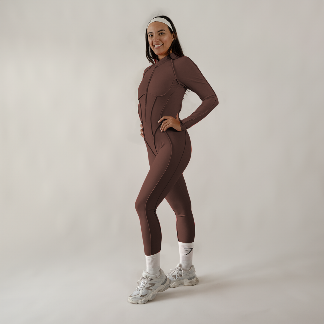 Luna Jumpsuit · Mocha