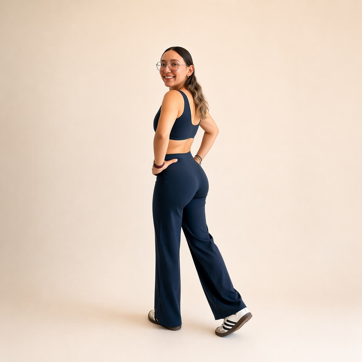 Vela Wide-Leg · Midnight